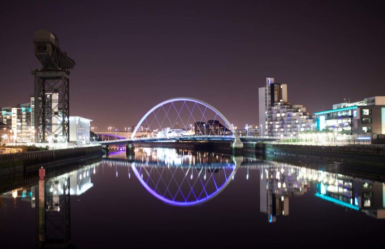 Glasgow over the River Clyde