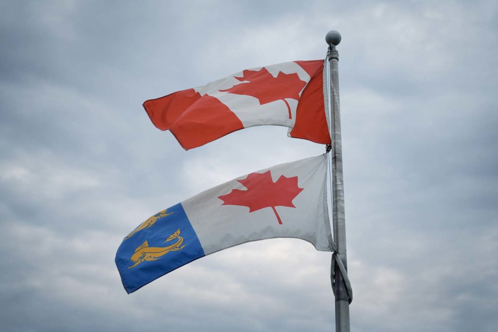 Flag of Canada, Canadian flag and flag of the Canadian Coast Guard