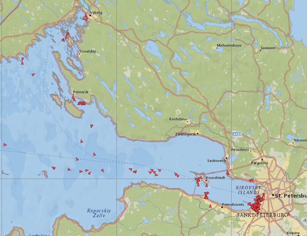 Gulf Of Finland: Russian Ports of St Petersburg & Vyborg