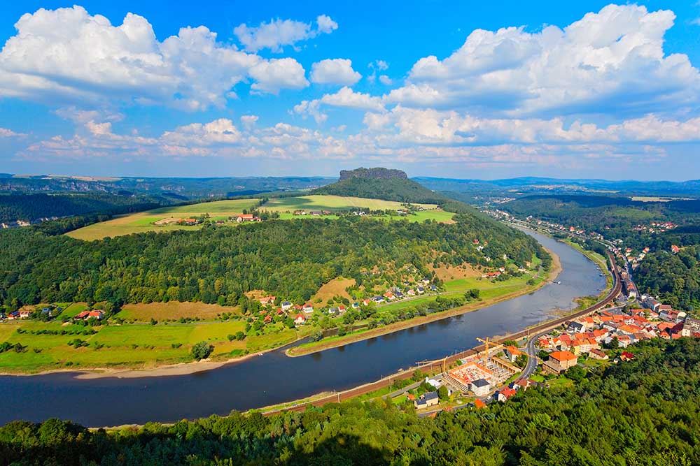 Saxon Switzerland near Dresden, Germany