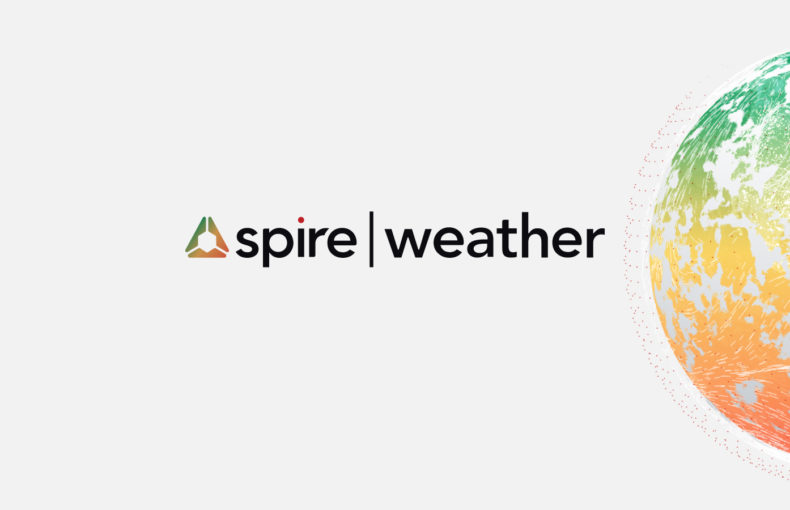 Spire Weather logo globe illustration