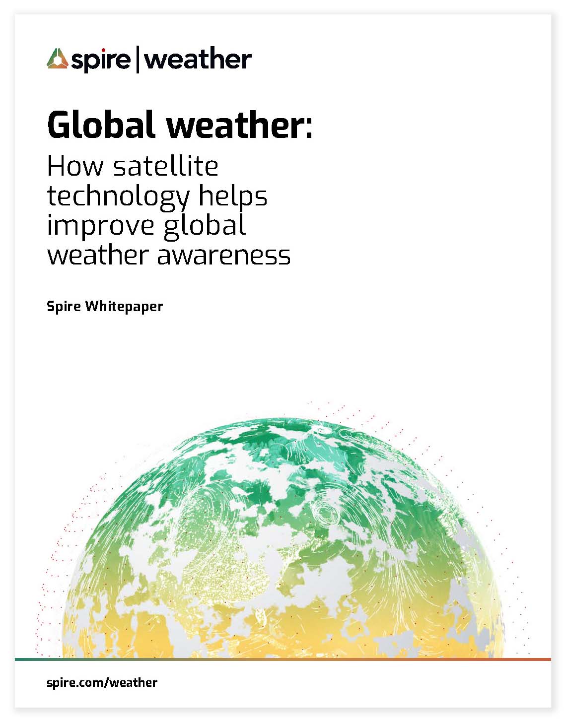 Spire Weather whitepaper - global weather awareness cover