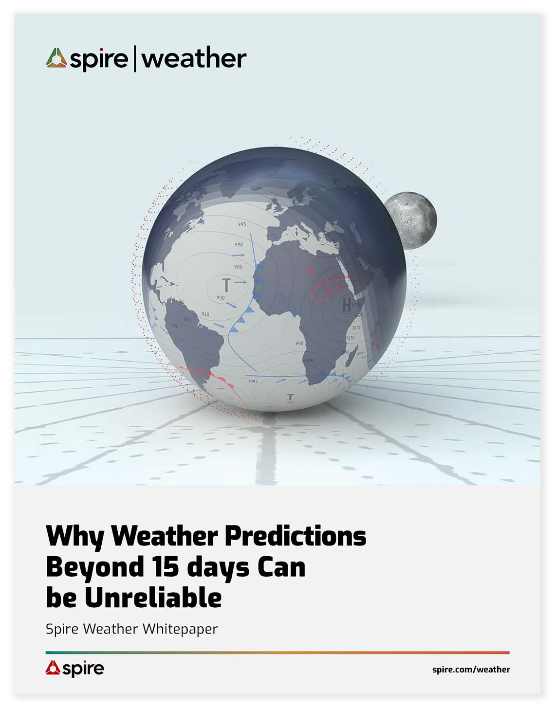 Spire Weather whitepaper - unreliable weather predictions cover