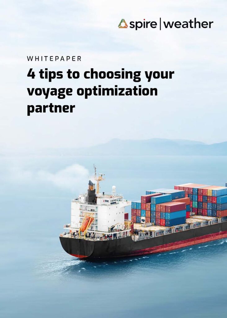 Spire Weather whitepaper - 4 tips to choosing your voyage optimization partner