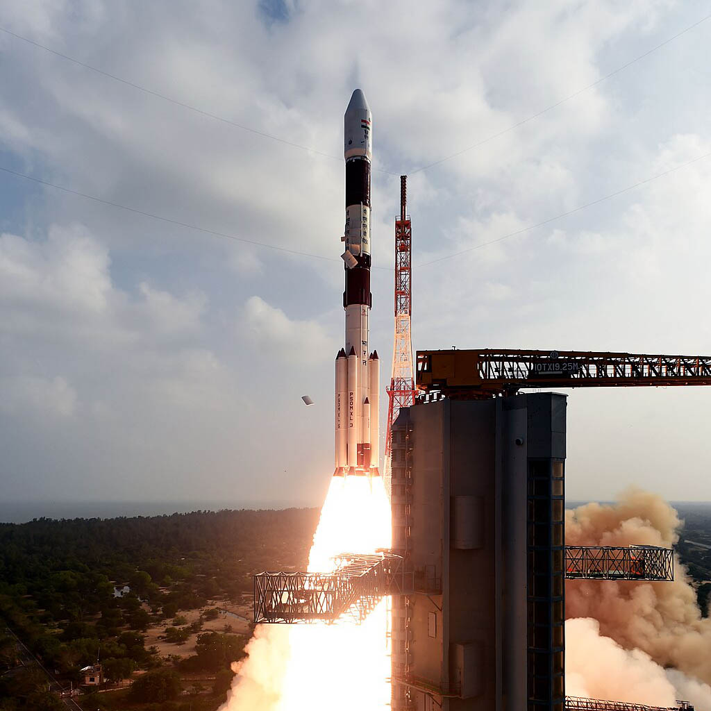 PSLV rocket at launch