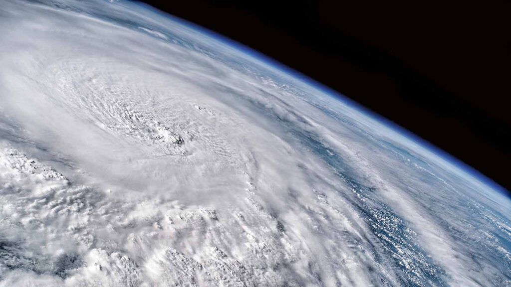 Hurricane Milton viewed from space