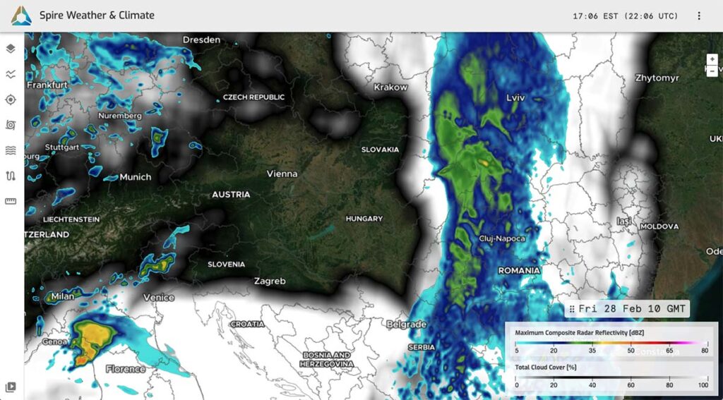 Hungary High Resolution Forecast solar map