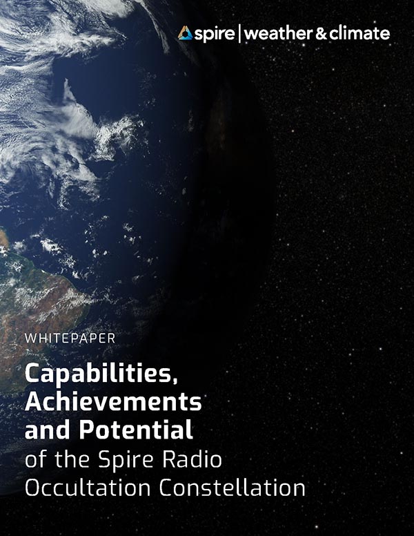 Capabilities, achievements and potential of the Spire Radio Occultation Constellation cover