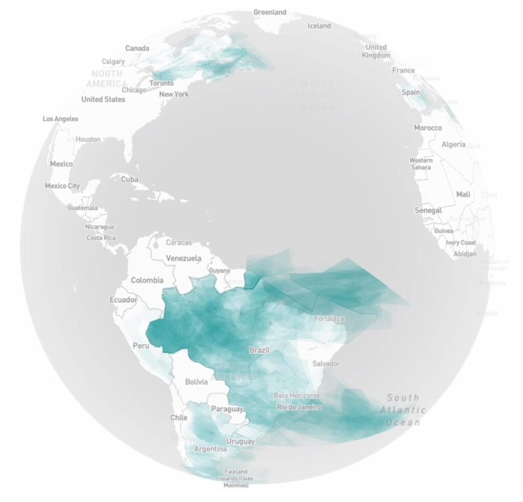Extreme weather event occurence of icing in March 2025
