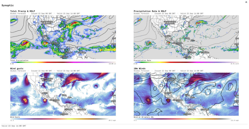 Export maps, charts and dashboards to share forecast insights in briefings, presentations and operational updates.